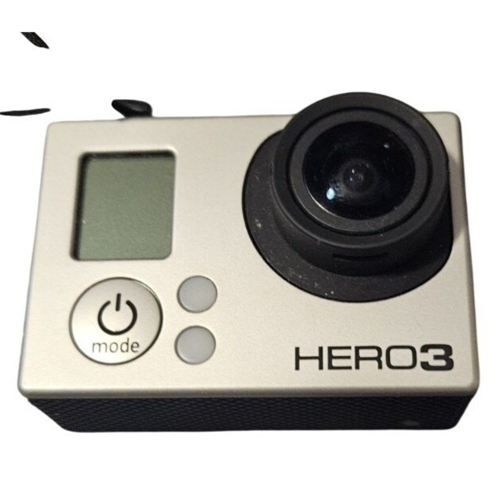 GoPro Hero3 Action Camera Silver Bundle with Chest Mount‎ LCD BacPac Case
